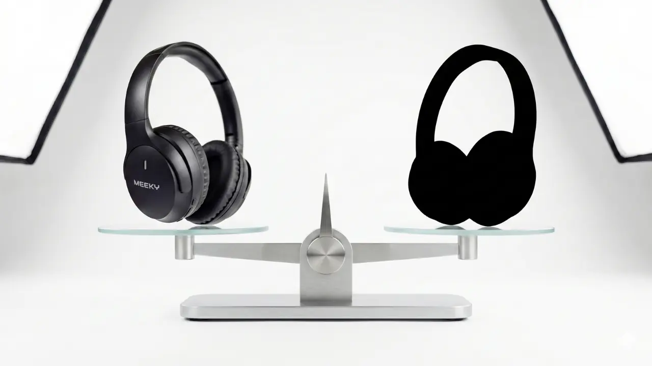 JBL Tune 770NC ou Meeky F5 ANC Pro: R$ 202 de diferença — o que você realmente ganha?